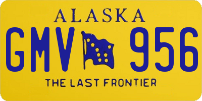 AK license plate GMV956