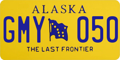 AK license plate GMY050