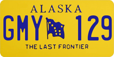 AK license plate GMY129