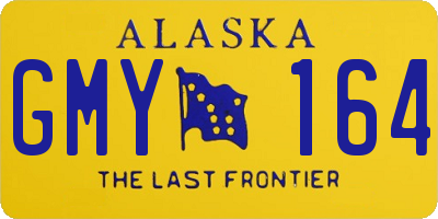 AK license plate GMY164