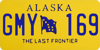 AK license plate GMY169