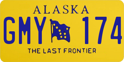 AK license plate GMY174
