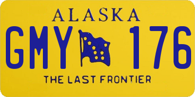 AK license plate GMY176