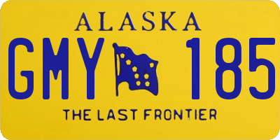 AK license plate GMY185
