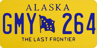 AK license plate GMY264