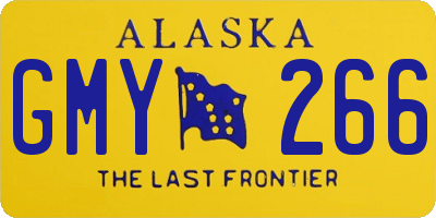 AK license plate GMY266