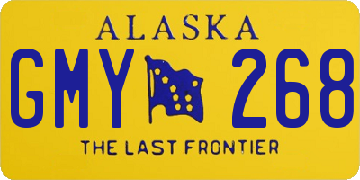 AK license plate GMY268