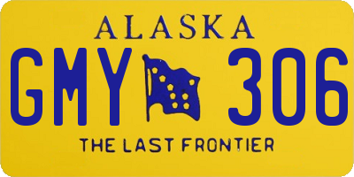 AK license plate GMY306
