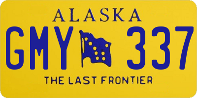 AK license plate GMY337