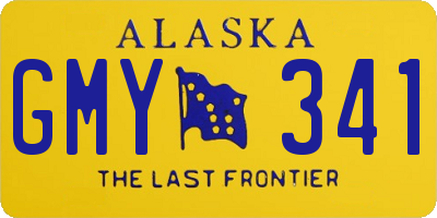 AK license plate GMY341