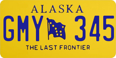 AK license plate GMY345