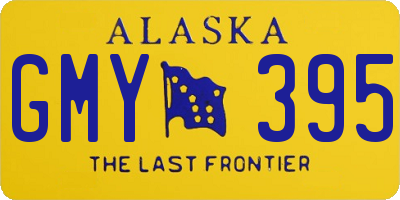 AK license plate GMY395