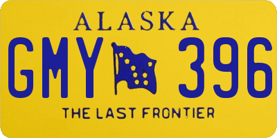 AK license plate GMY396