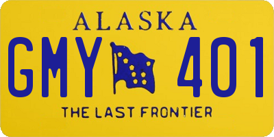 AK license plate GMY401