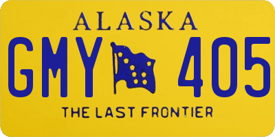 AK license plate GMY405