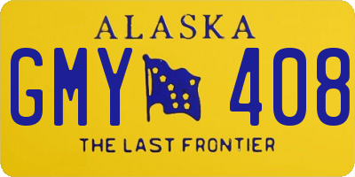 AK license plate GMY408