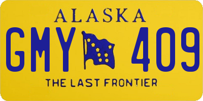 AK license plate GMY409