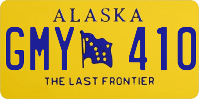 AK license plate GMY410