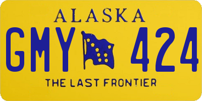 AK license plate GMY424