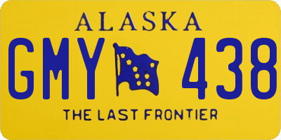 AK license plate GMY438