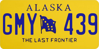 AK license plate GMY439