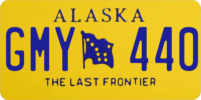 AK license plate GMY440