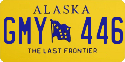 AK license plate GMY446