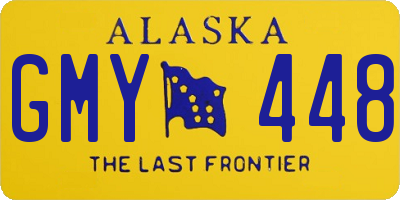 AK license plate GMY448