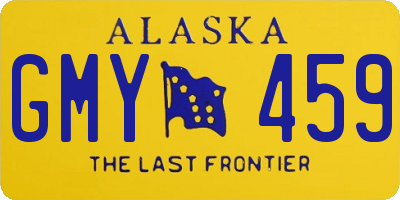 AK license plate GMY459