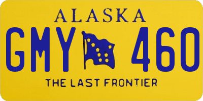 AK license plate GMY460