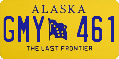 AK license plate GMY461