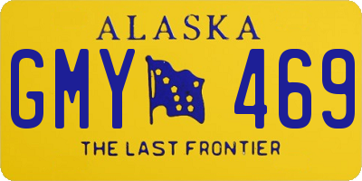 AK license plate GMY469