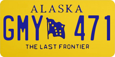 AK license plate GMY471