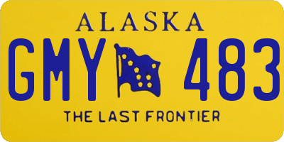 AK license plate GMY483