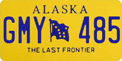 AK license plate GMY485