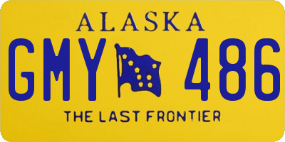 AK license plate GMY486