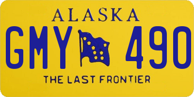 AK license plate GMY490