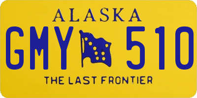 AK license plate GMY510