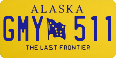 AK license plate GMY511