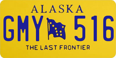 AK license plate GMY516