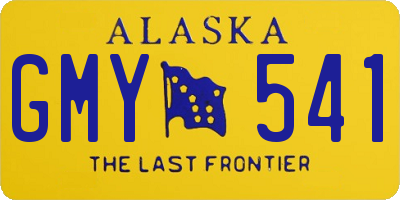 AK license plate GMY541