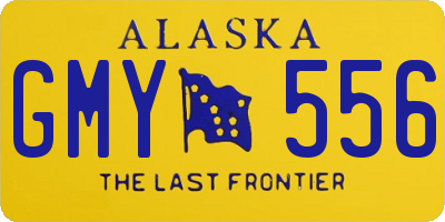 AK license plate GMY556