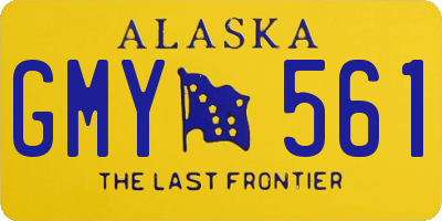 AK license plate GMY561