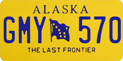 AK license plate GMY570