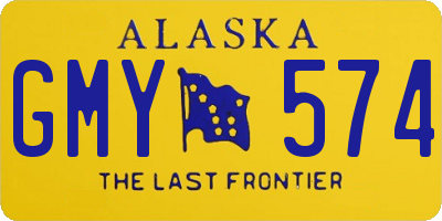 AK license plate GMY574