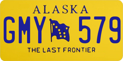 AK license plate GMY579