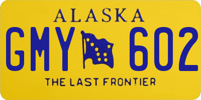 AK license plate GMY602