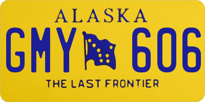 AK license plate GMY606