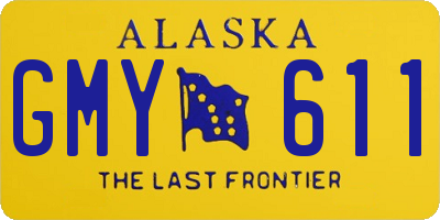 AK license plate GMY611