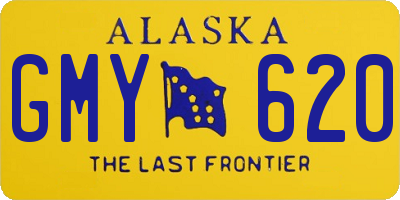AK license plate GMY620